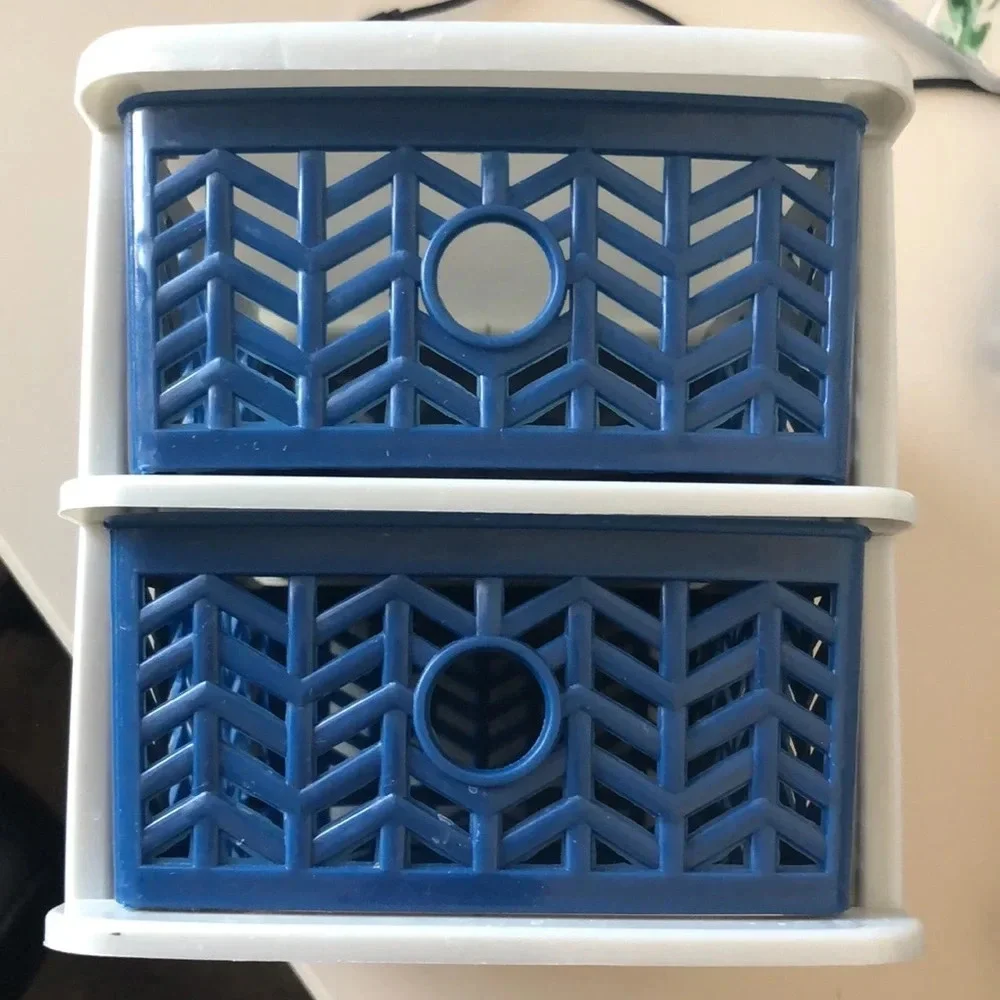 Desk storage organizer with pull out drawers